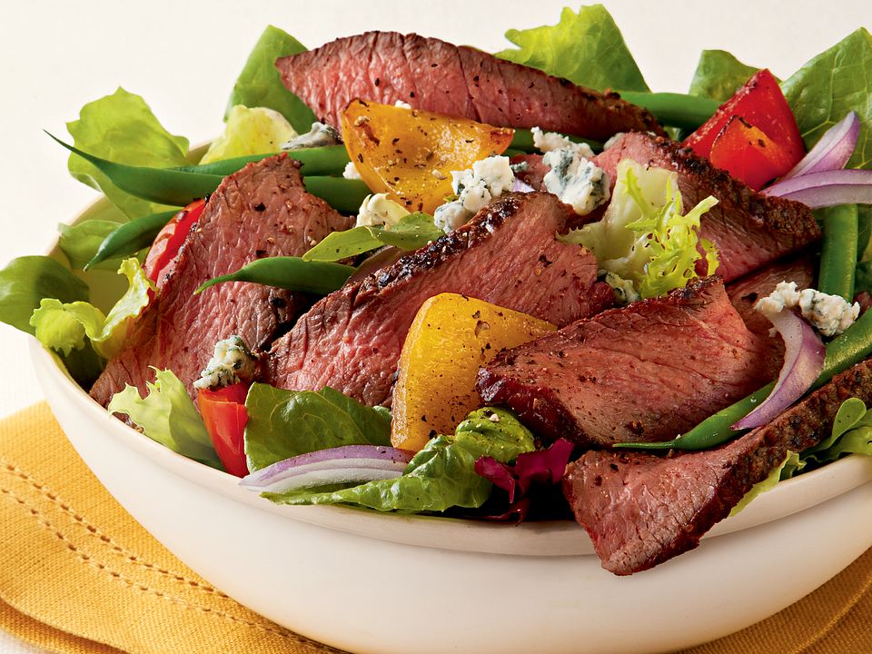 champagne-steak-salad-with-blue-cheese-horizontal.jpg beef in healthy diet